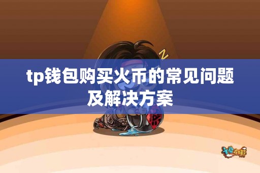 tp钱包购买火币的常见问题及解决方案