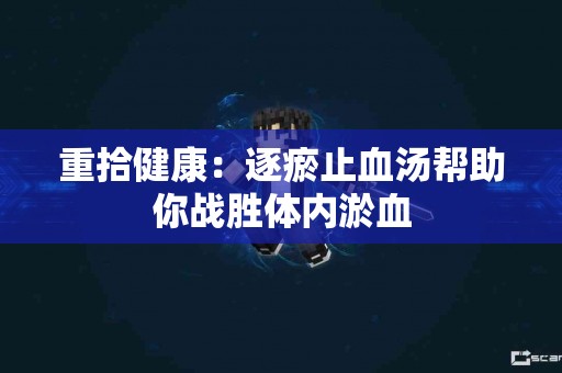 重拾健康：逐瘀止血汤帮助你战胜体内淤血