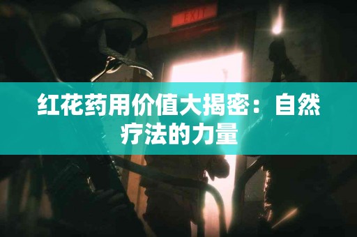 红花药用价值大揭密：自然疗法的力量