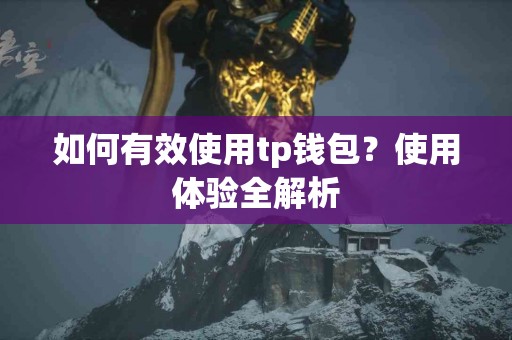 如何有效使用tp钱包？使用体验全解析