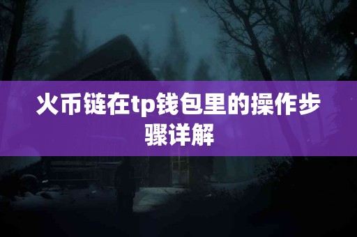 火币链在tp钱包里的操作步骤详解