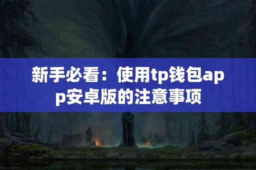 新手必看：使用tp钱包app安卓版的注意事项