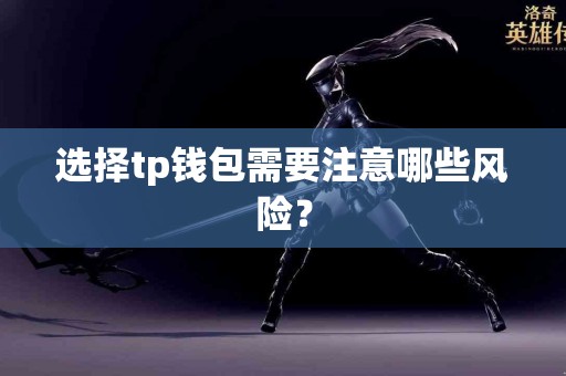 选择tp钱包需要注意哪些风险？