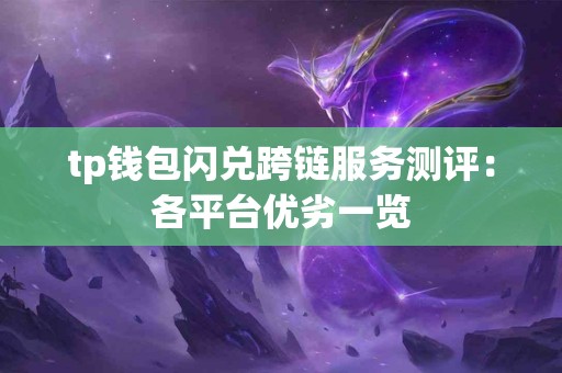 tp钱包闪兑跨链服务测评：各平台优劣一览