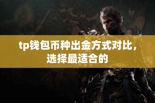 tp钱包币种出金方式对比，选择最适合的