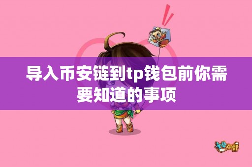 导入币安链到tp钱包前你需要知道的事项