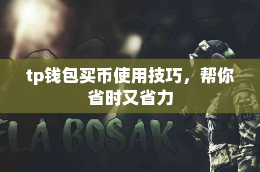 tp钱包买币使用技巧，帮你省时又省力