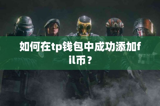 如何在tp钱包中成功添加fil币？