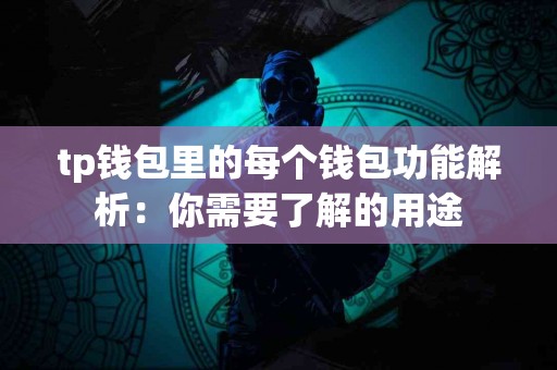 tp钱包里的每个钱包功能解析：你需要了解的用途
