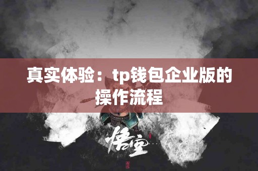 真实体验：tp钱包企业版的操作流程