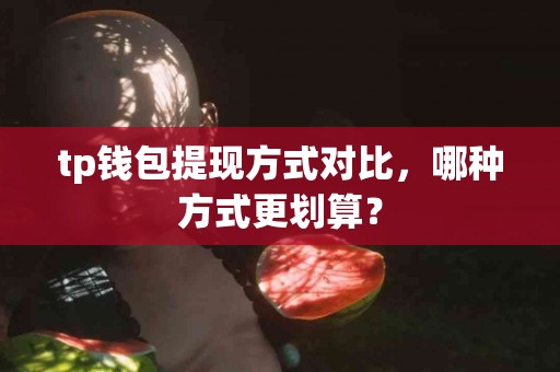 tp钱包提现方式对比，哪种方式更划算？