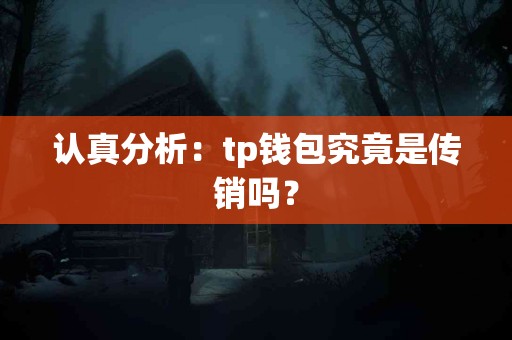 认真分析：tp钱包究竟是传销吗？