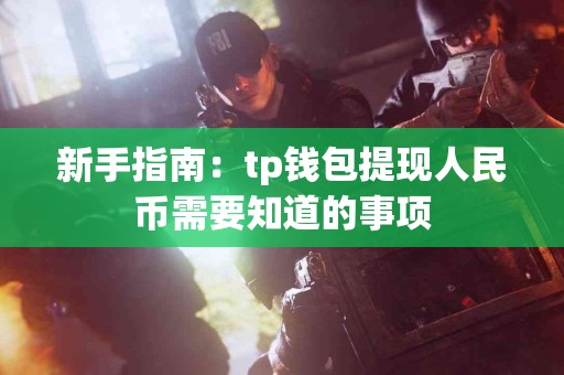 新手指南：tp钱包提现人民币需要知道的事项