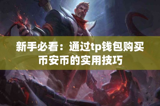 新手必看：通过tp钱包购买币安币的实用技巧