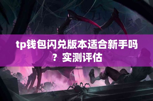tp钱包闪兑版本适合新手吗？实测评估